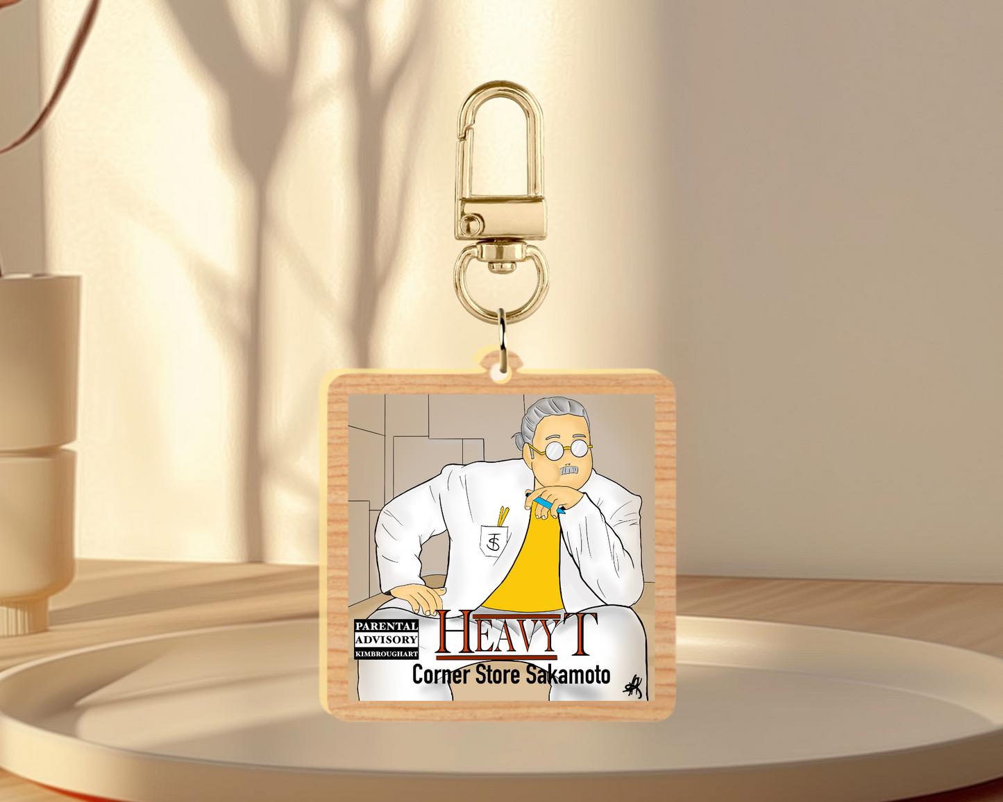 Heavy T keychain